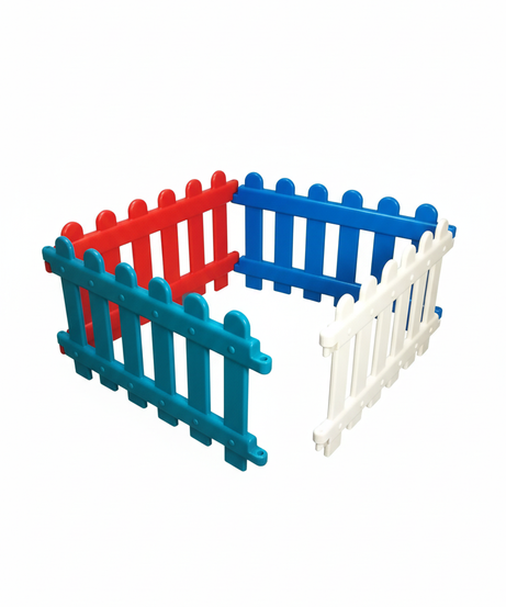 Modular Colorful Play Fence Set