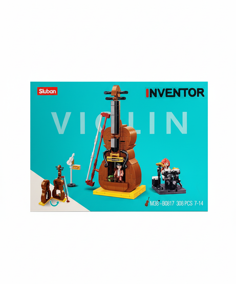 Inventor Violin Musical Instrument Shop 308Pcs Lego