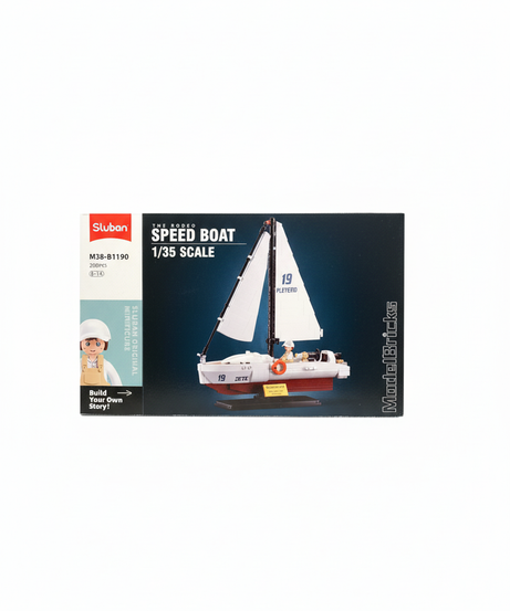 Model Bricks The Rodeo Speed Boat 260 PCS Lego