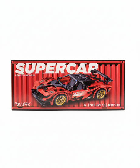 Pull Back Super Car Realistic Models Lego