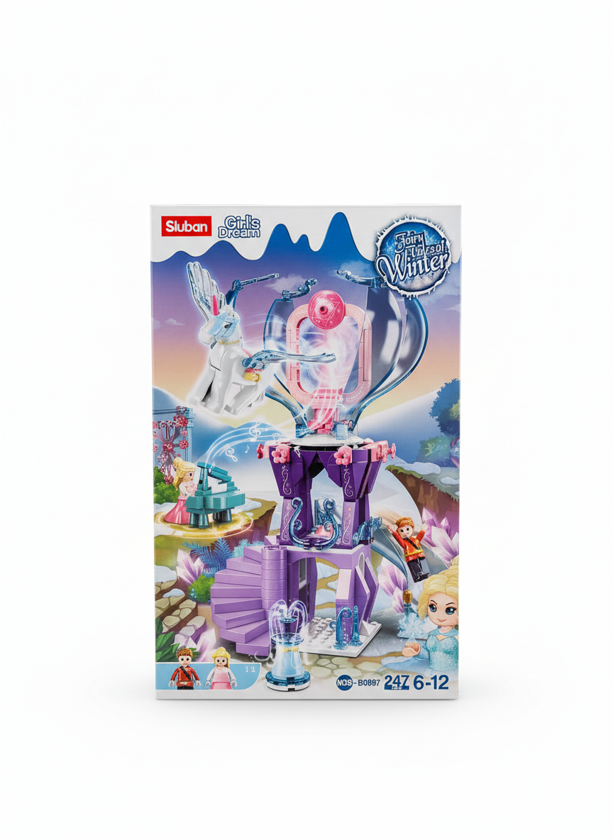 Fairy Tales of Winter-Forest Magic Tower 247 PCS Lego