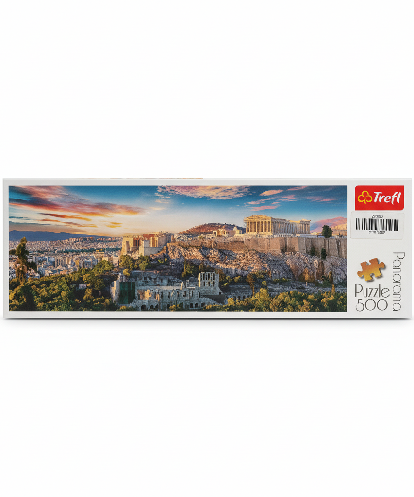 Trefl Panorama Puzzle 500: Acropolis at Sunset