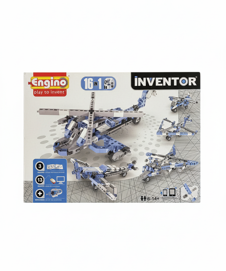 Inventor Engino Play To Invent 16-In-1 Aircrafts Models