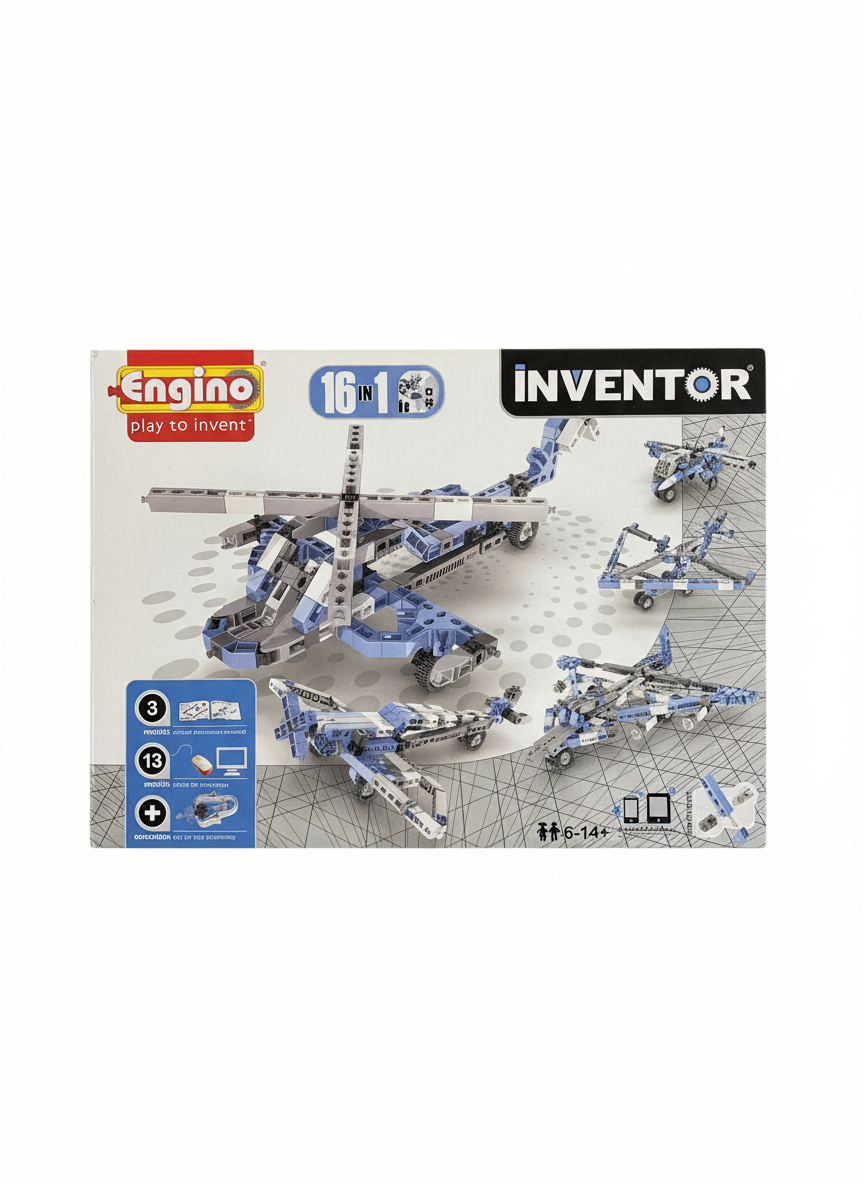 Inventor Engino Play To Invent 16-In-1 Aircrafts Models