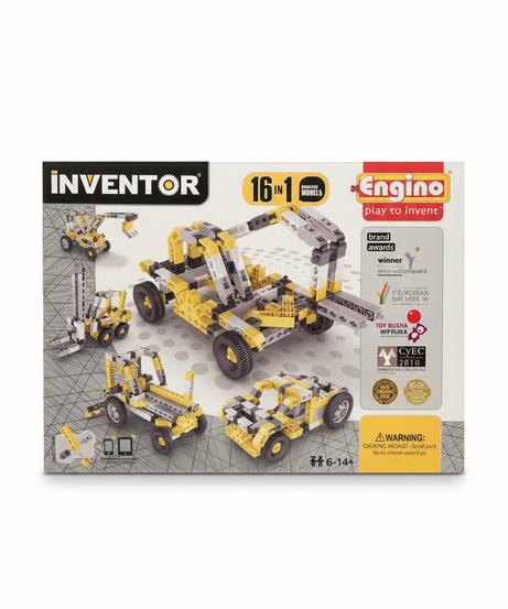 Inventor Engino Play To Invent 16-In-1 Industrial Models