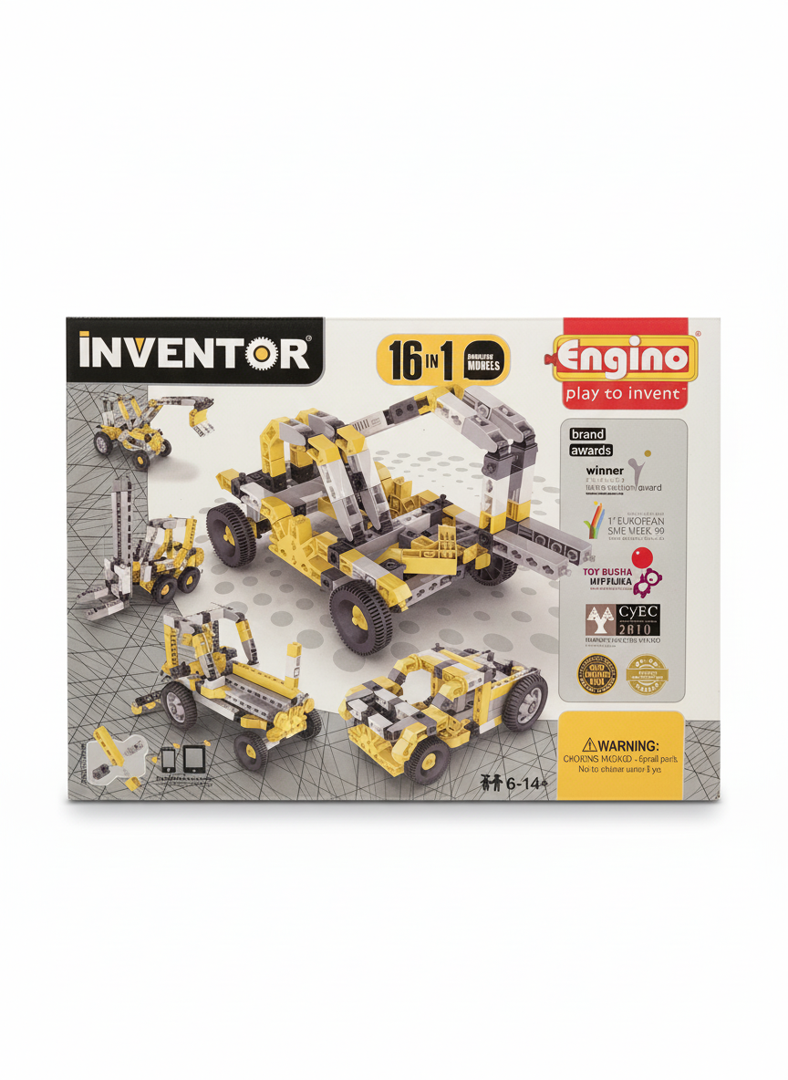 Inventor Engino Play To Invent 16-In-1 Industrial Models