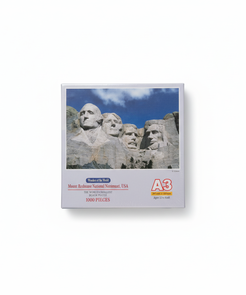 Wonders of the World Mount Rushmore National Monument, USA Jigsaw Puzzle