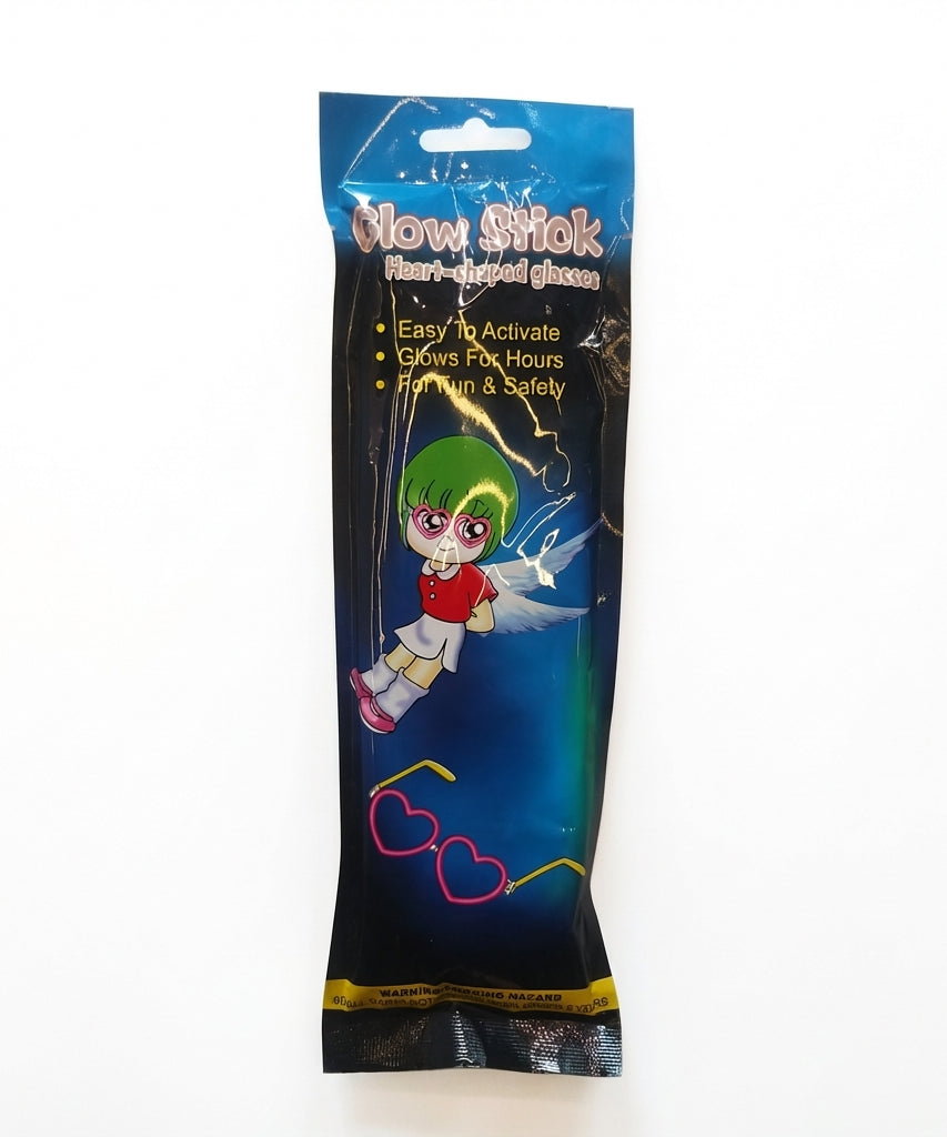 Glow Stick Heart-Shaped Glasses