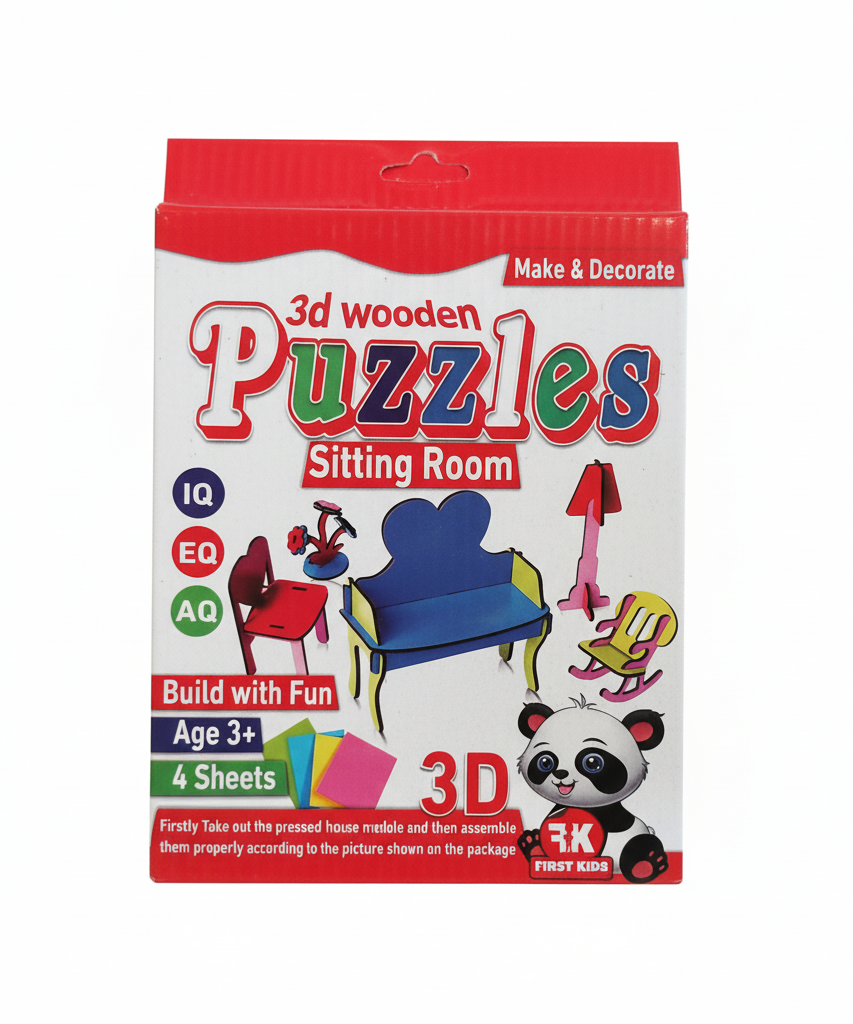 3D Wooden Puzzles Sitting Room