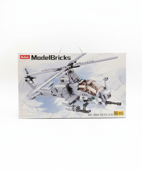 Model Bricks Helicopter 482 PCS Lego