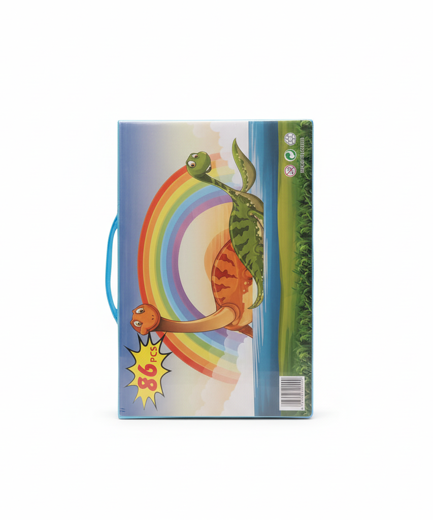 Dinosaur Rainbow 86-Piece Activity Fun Set