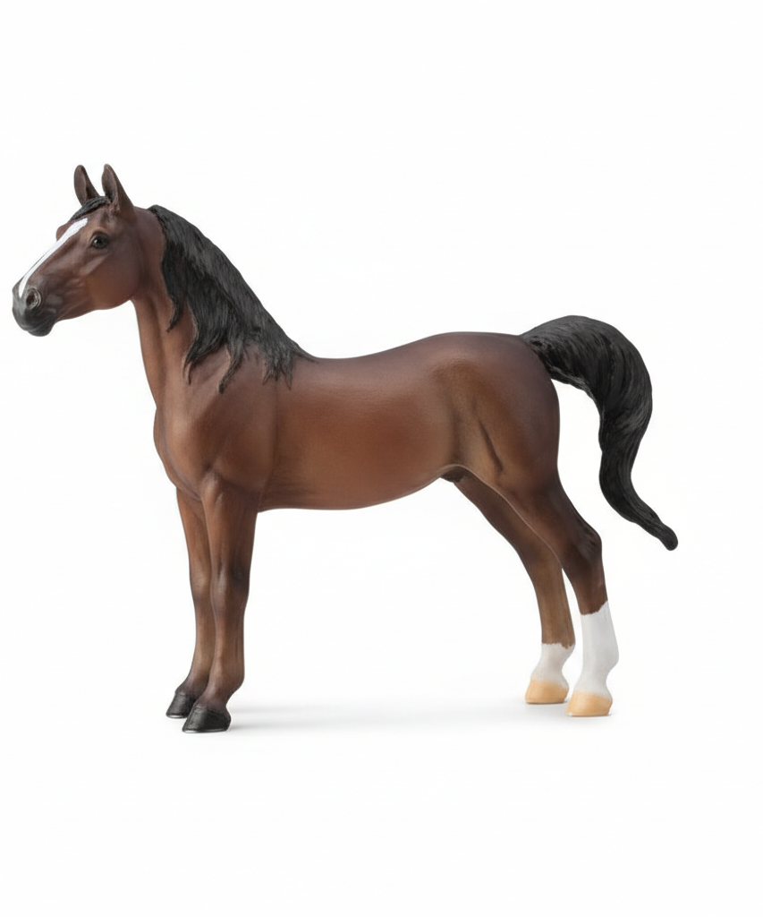 Animal Figures  - American Saddlebred Stallion Liver Chestnut