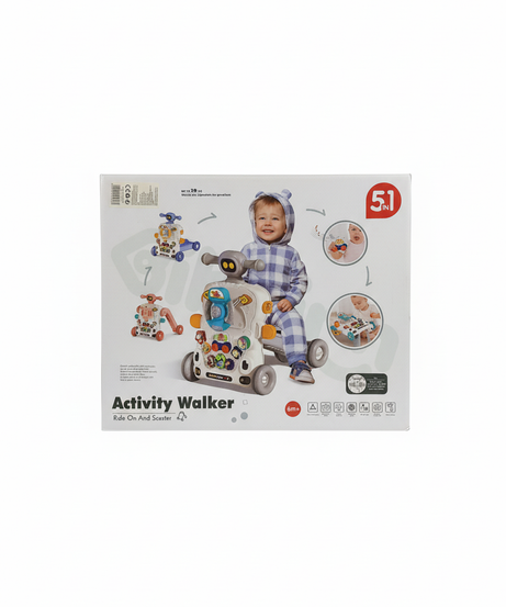 5-in-1 Activity Walker Ride On And Scooter