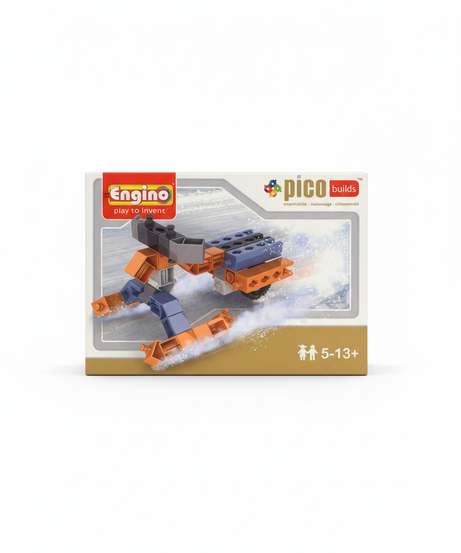 Engino Play To Invent Snowmobile Snap Fit System