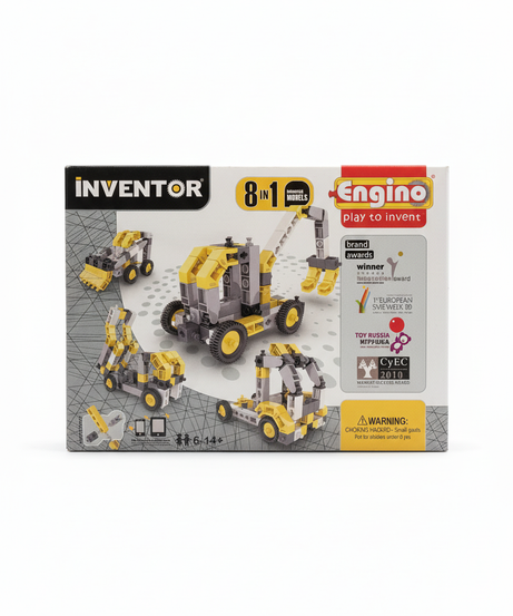 Inventor Engino Play To Invent 8-In-1 Industrial Models
