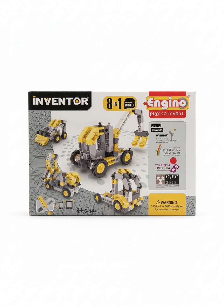 Inventor Engino Play To Invent 8-In-1 Industrial Models