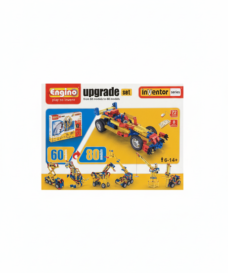 Inventor Engino Play To Invent Upgrade Set From 60 Models To 80 Models