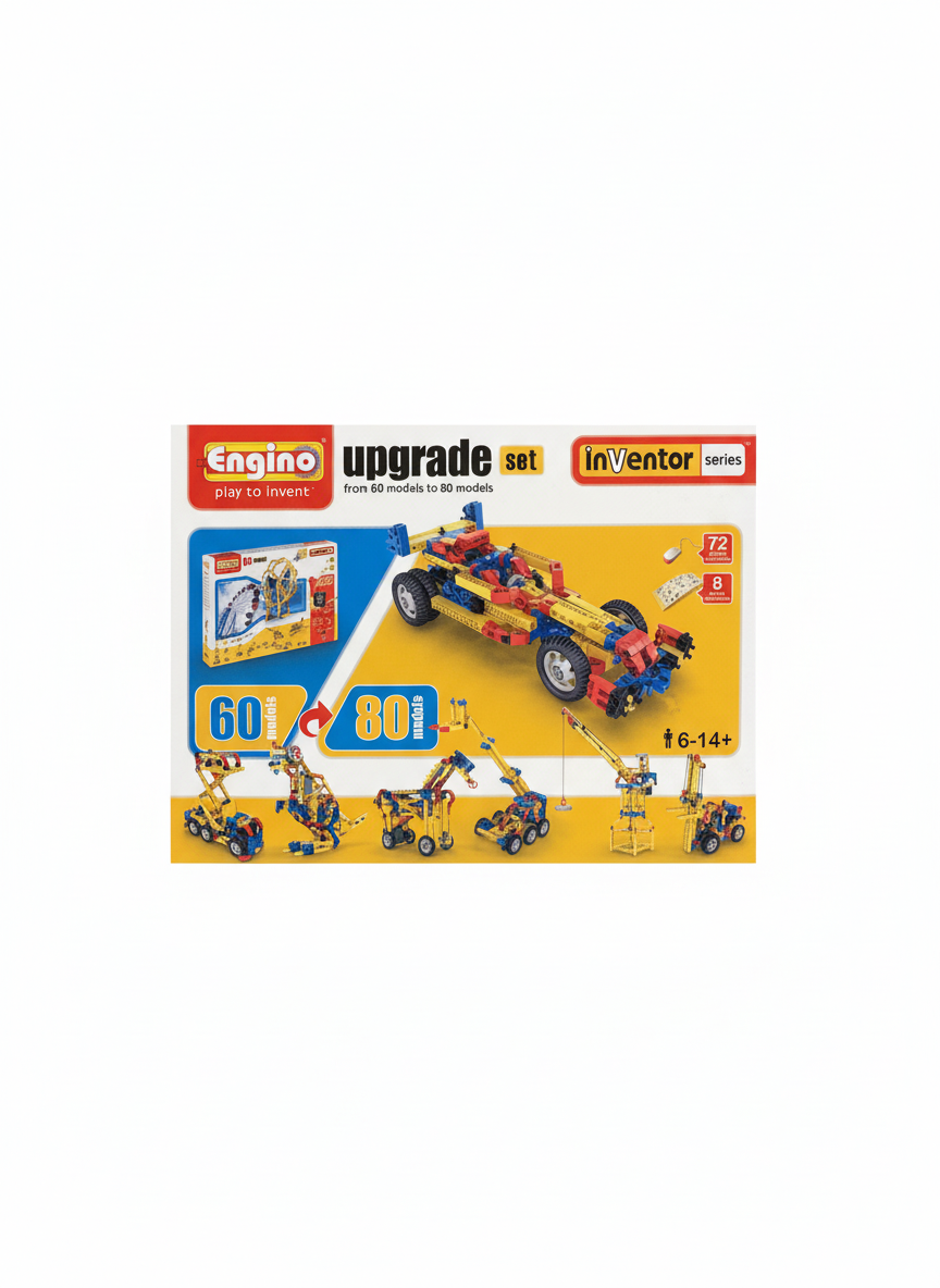 Inventor Engino Play To Invent Upgrade Set From 60 Models To 80 Models