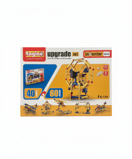 Inventor Engino Play To Invent Upgrade Set From 40 Models To 60 Models
