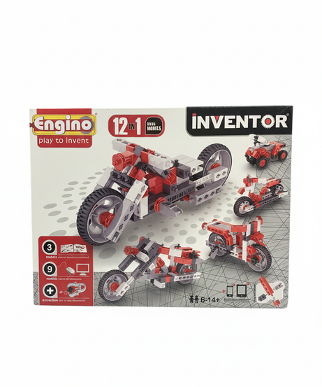Inventor Engino Play To Invent 12-In-1 Bikes Models