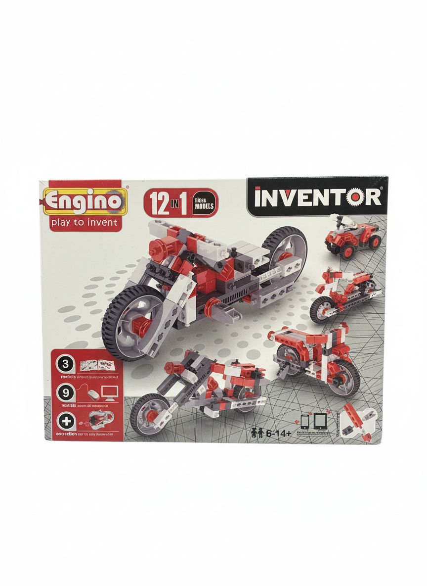 Inventor Engino Play To Invent 12-In-1 Bikes Models