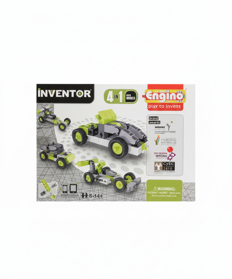 Inventor Engino Play To Invent 4-In-1 Cars Models