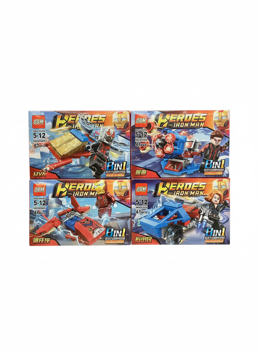 Heroes Iron Man 8 in 1 Lego