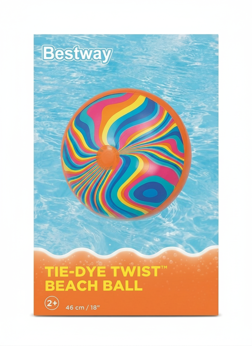 Bestway Tie-Dye Twist™ Beach Ball