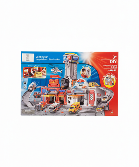 DIY City Action Track Set 2-In-1 Light And Sound