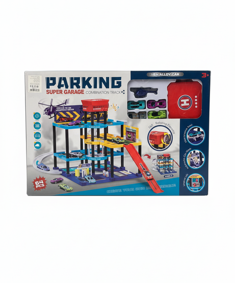 Parking Super Garage Combination Track 64 PCS