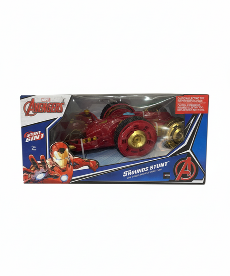 Marvel Avengers Stunt 6in1 5 Rounds Stunt 360 Spins Double-Side Car