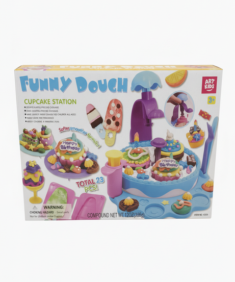 Funny Dough Cupcake Station  23 PCS