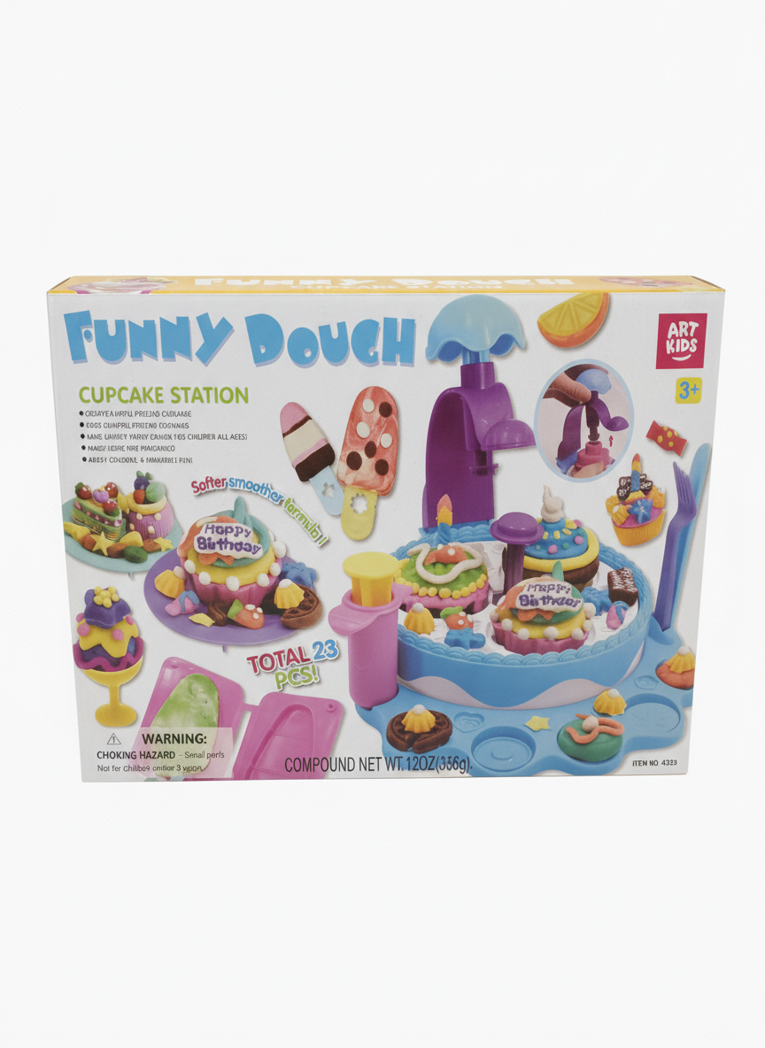 Funny Dough Cupcake Station  23 PCS