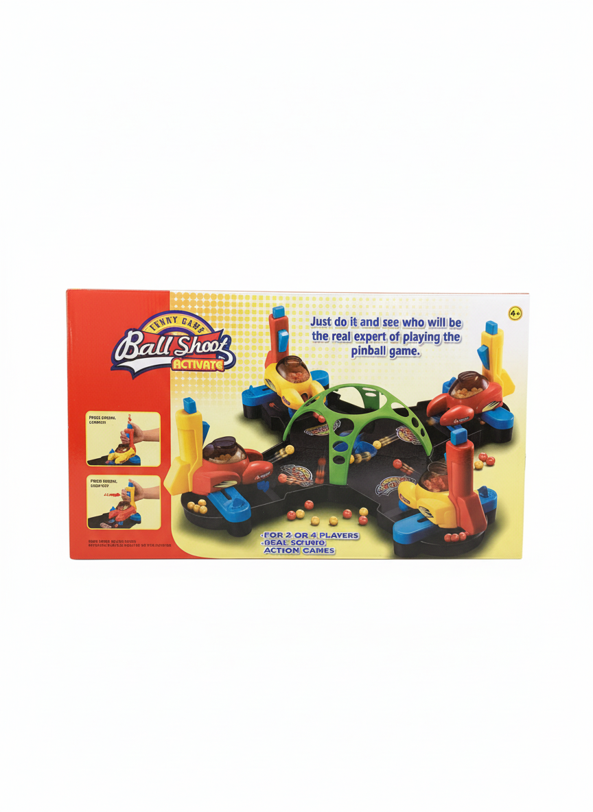 Funny Game Ball Shoot Activate 2 Games Mode For 2 or 4 Players Real Sports Action Games