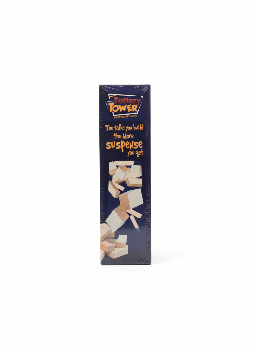 Tottery Tower Wooden Blocks Game
