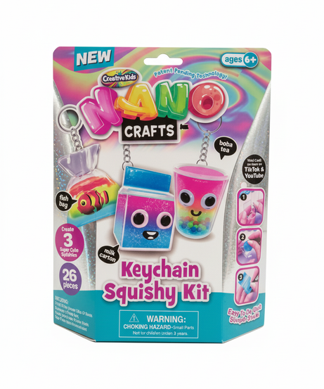 Nano Crafts Keychain Squishy Kit 26 PCS
