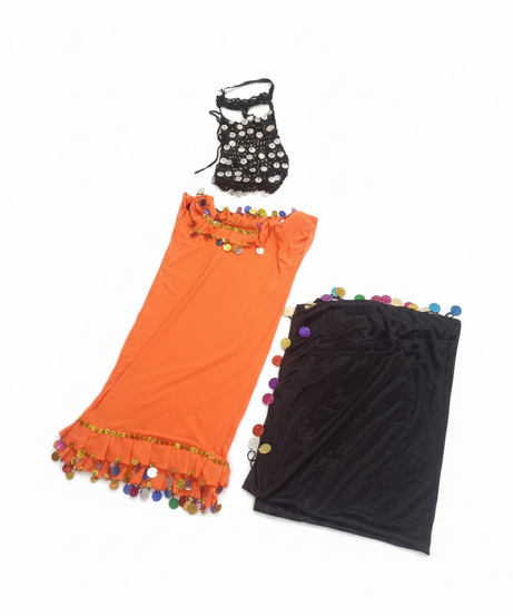 Sparkling Kids' Belly Dance Costume Set