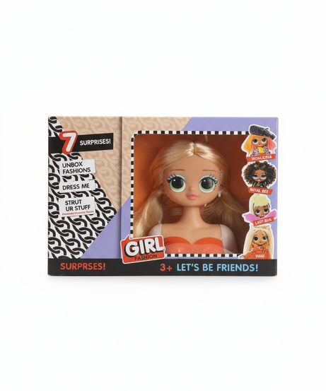 Girl Fashion Doll with 7 Surprises