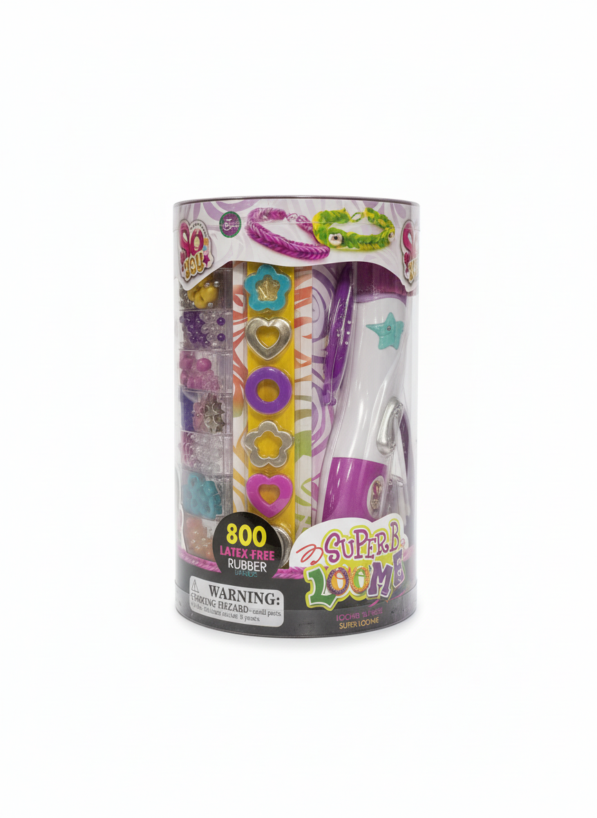 SuperB Loome 800 Latex Free Rubber Bands