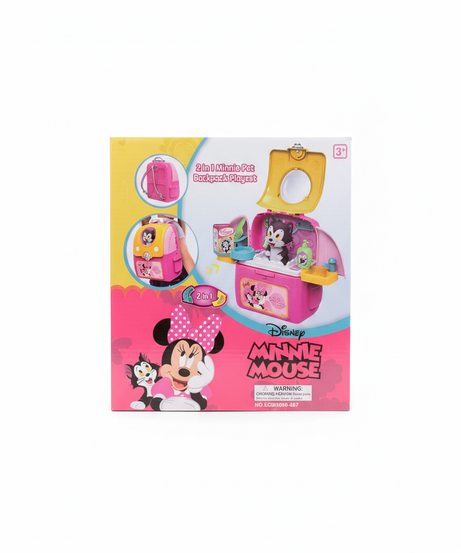 Minnie Mouse 2in1 Pet Backpack Playset