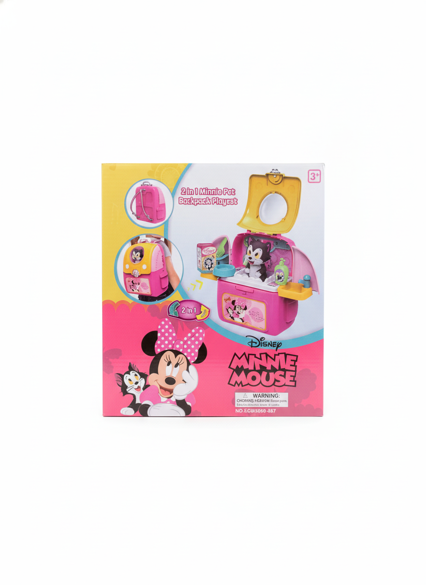 Minnie Mouse 2in1 Pet Backpack Playset