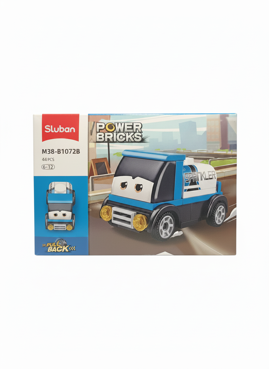Sluban Power Bricks Sprinkler Truck M38-B1072B