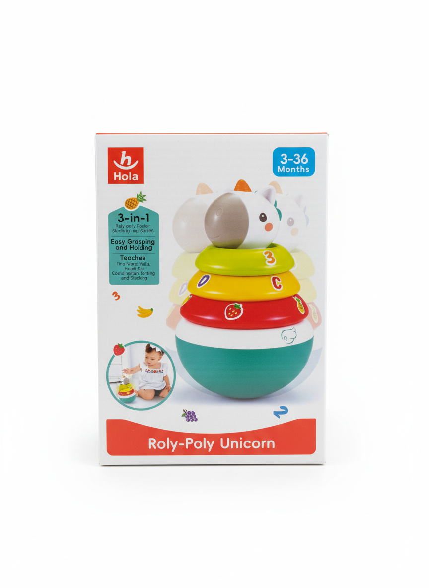 Hola Roly Poly Unicorn 3 In1