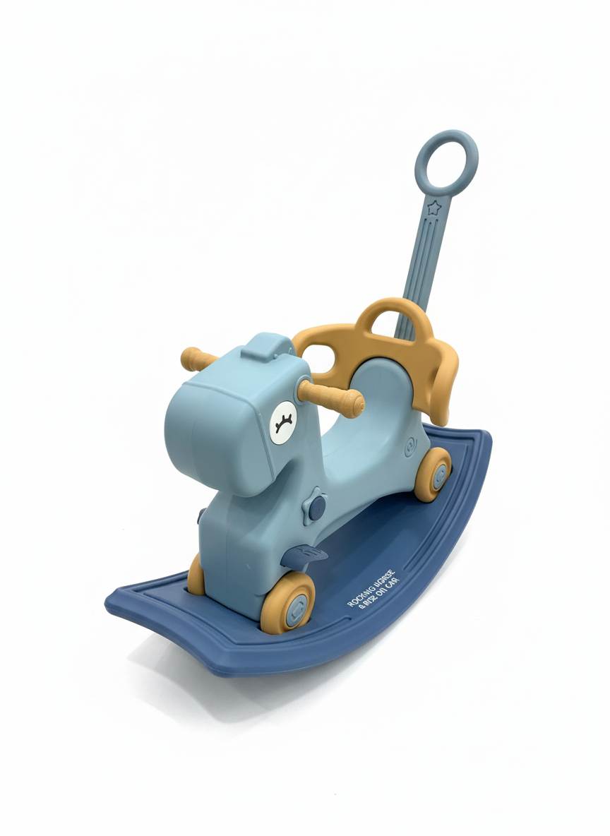 Hand Pushing Rocking Horse 2 In 1