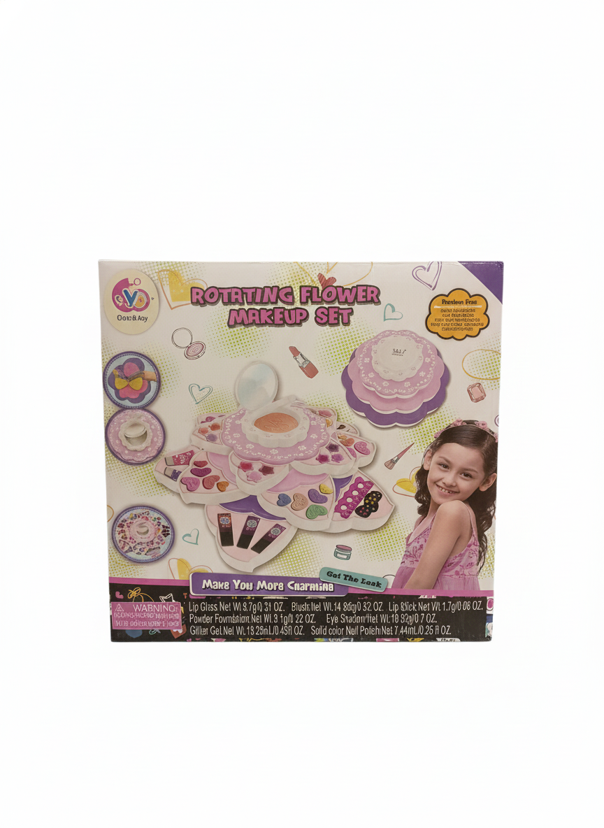 Rotating Flower Make Up Set
