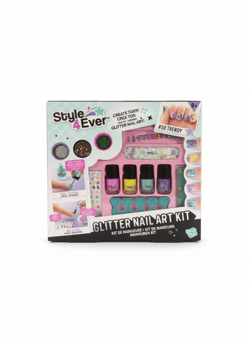 Style 4 Ever Glitter Nail Art Kit So Trendy