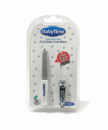 BabyTime Gripper Nail Clipper with Bonus Nail File
