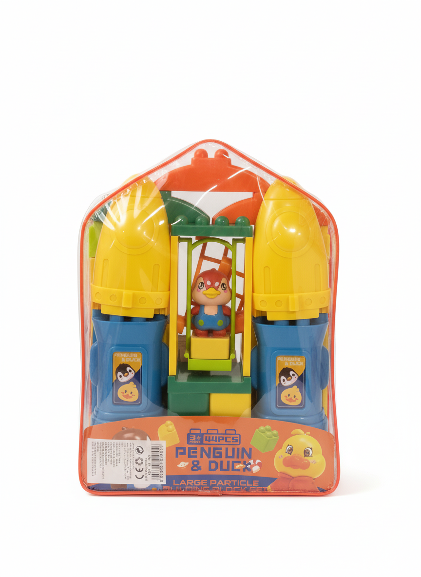 Penguin And Duck Large Particle Building Block Set 44 PCS