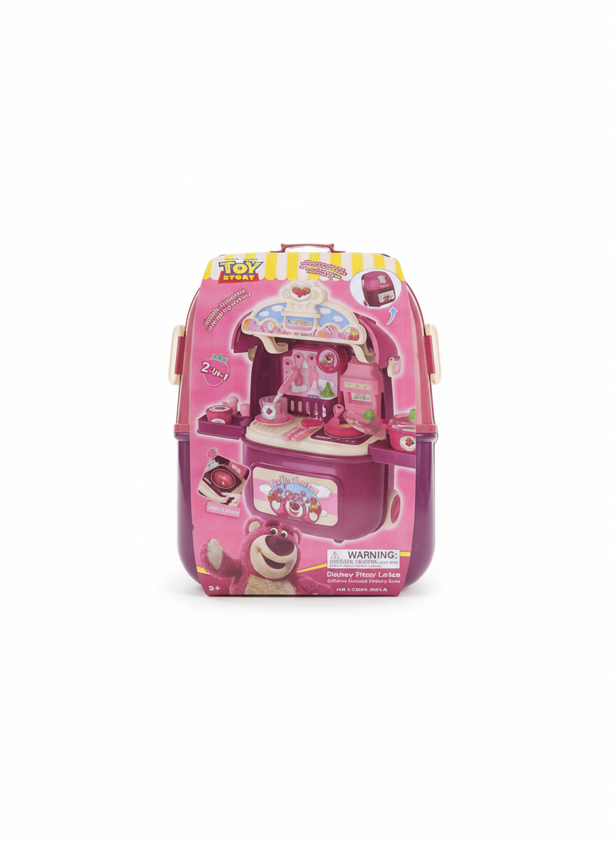 Toy Story Lotso Kitchen Dessert Trolley Case 2 In 1