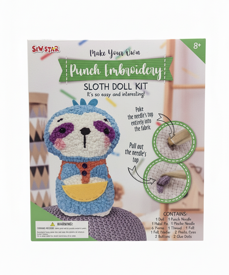 Punch Embroidery Slot Doll Kit